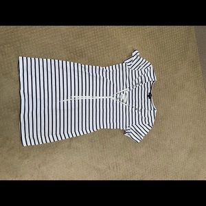 Bardot striped dress
